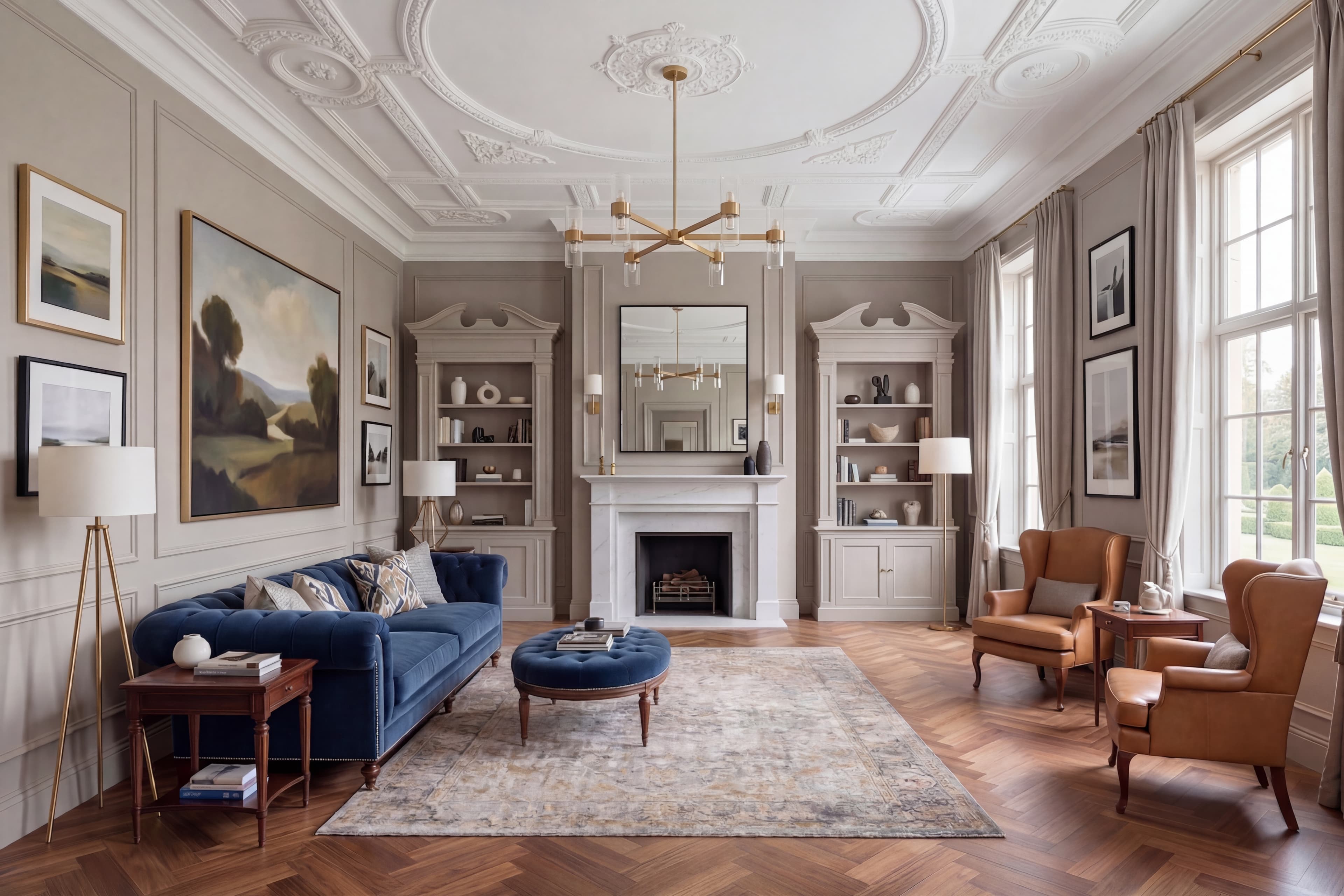 Traditional staging example